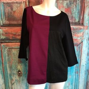 Lane Bryant 14/16 color block shirt